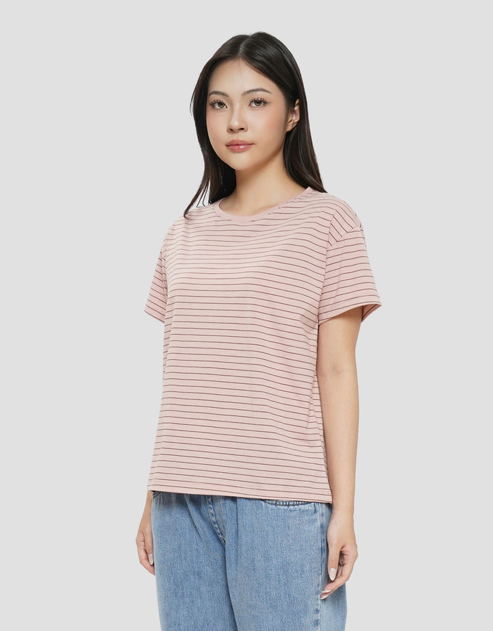 CONNEXION STRIPE PRINT KAOS WANITA