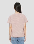 CONNEXION STRIPE PRINT KAOS WANITA