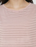 CONNEXION STRIPE PRINT KAOS WANITA