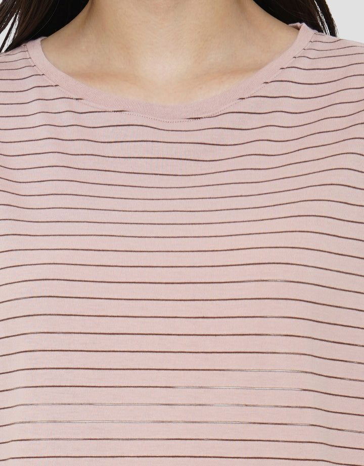 CONNEXION STRIPE PRINT KAOS WANITA