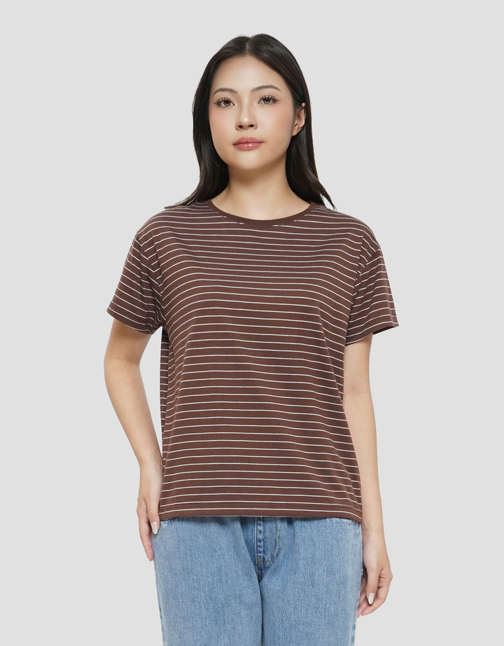 CONNEXION STRIPE PRINT KAOS WANITA