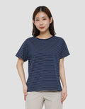 CONNEXION STRIPE PRINT KAOS WANITA