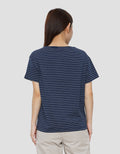 CONNEXION STRIPE PRINT KAOS WANITA