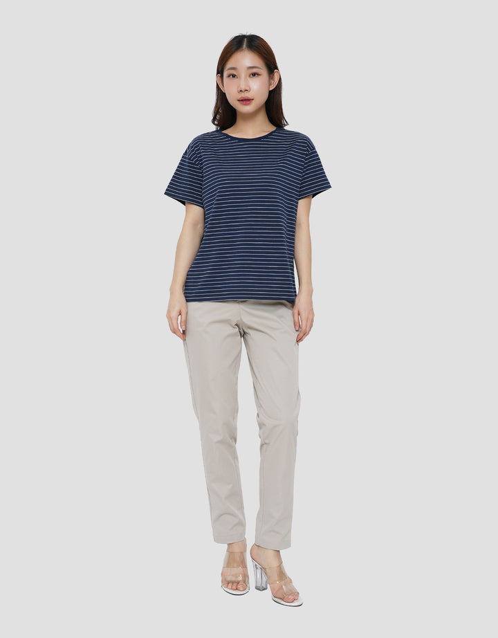CONNEXION STRIPE PRINT KAOS WANITA