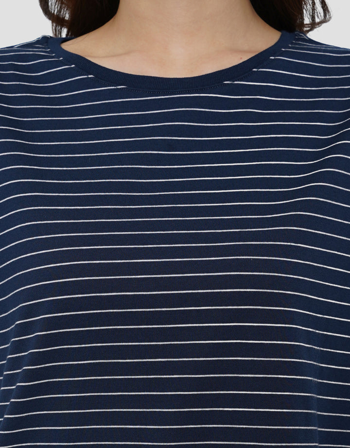 CONNEXION STRIPE PRINT KAOS WANITA
