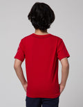 Little M Short Sleeve T-Shirt Bear Aplikasi Topi