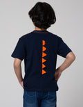 Little M Short Sleeve T-Shirt Dino Aplikasi Belakang Glow In The Dark
