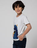 Little M Short Sleeve T-Shirt Monster Flip