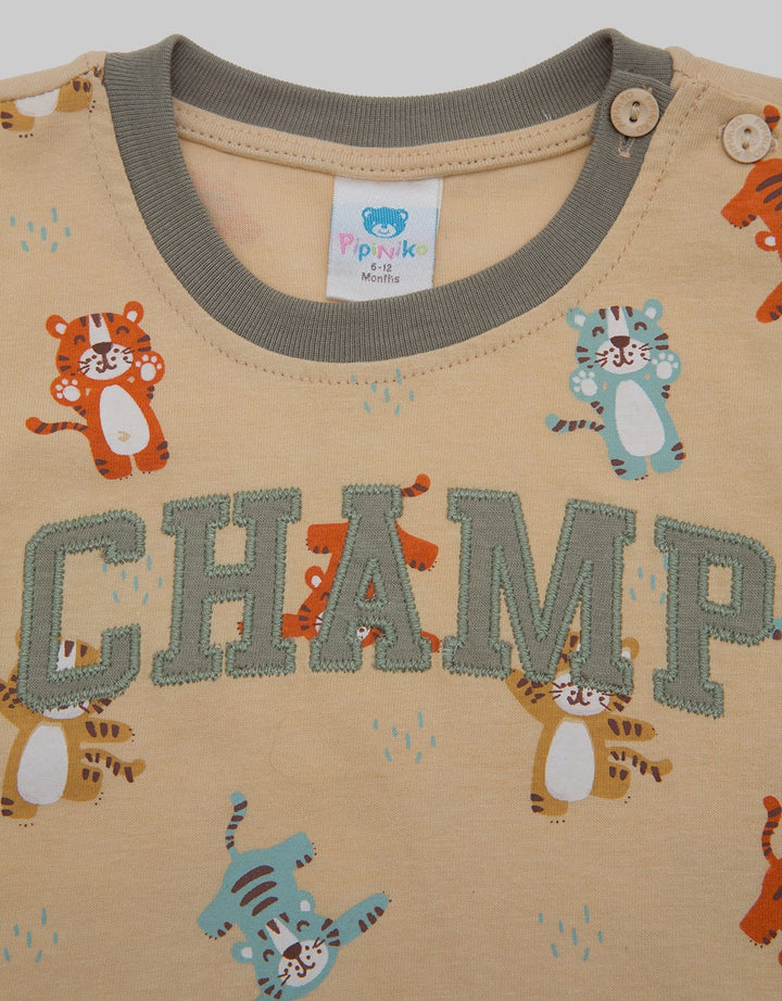 Pipiniko Short Sleeve T-Shirt Tiger Camp