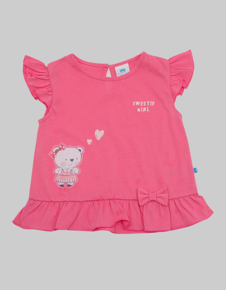 Pipiniko Short Sleeve Shirt Top Bear