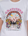 Nevada Short Sleeve T-Shirt Print Gratitude