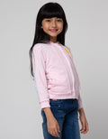 Little M Stripe Smile Jaket Anak Perempuan