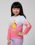 Little M Tie Dye Smile Everyday Sweatshirt
