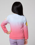 Little M Tie Dye Smile Everyday Sweatshirt
