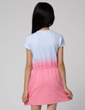 Little M Tie Dye Smile Dress for Girls