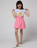Little M Tie Dye Smile Dress for Girls