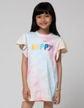 Little M Tie Dye Happy Dress Anak Perempuan