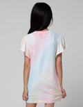 Little M Tie Dye Happy Dress Anak Perempuan