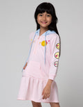 Little M Hoodie Smile Dress for Girls