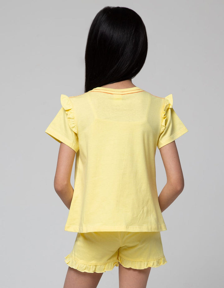 Little M Set T-Shirt And Short Cat Friends