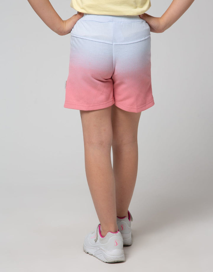 Little M Short Pants Knit Tie Dye Smile