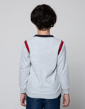 Little M Sweater Winner Kombinasi Manset Lengan