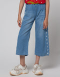 Little M Print Bunny Celana Denim Anak Perempuan
