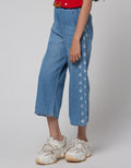 Little M Print Bunny Celana Denim Anak Perempuan
