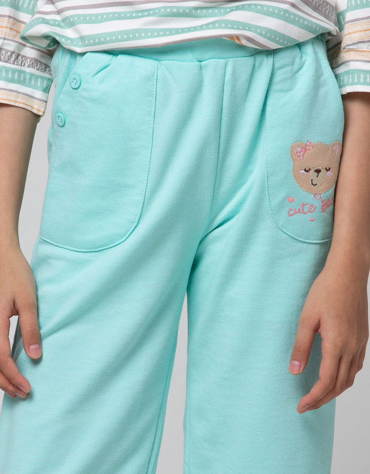 Little M Jogger Knit Fun Bear
