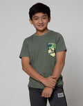 Cardinal Kids Boy Kaos Print Bag Army