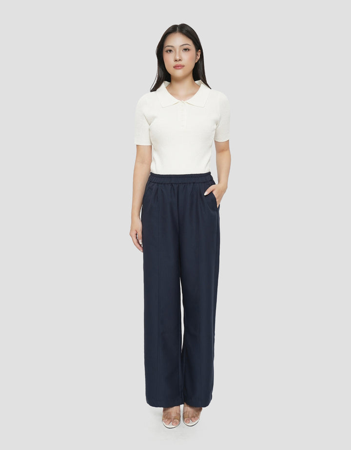 CONNEXION HERINGBONE BLEND CELANA PANJANG WANITA