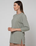 Connexion 7/8 T-Shirt Sabrina Kantong Textured