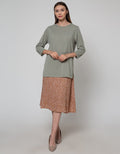 Connexion 7/8 T-Shirt Sabrina Kantong Textured