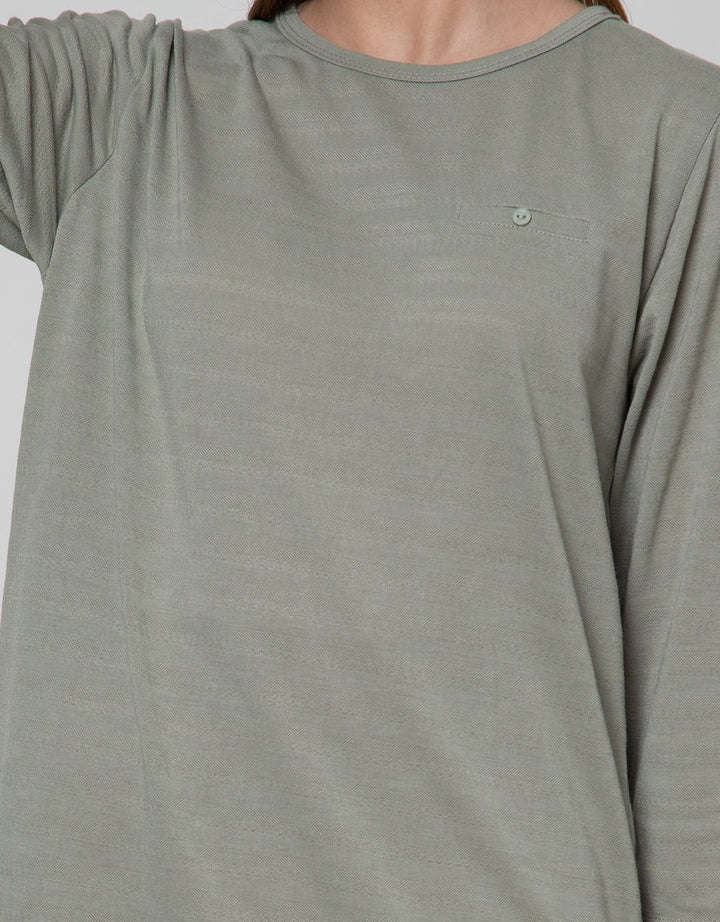 Connexion 7/8 T-Shirt Sabrina Kantong Textured