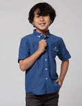 Little M Texture Kemeja Anak Laki-laki