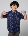 Little M Short Sleeve Shirt Dino Dasi