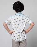 Little M Short Sleeve Shirt Print Car