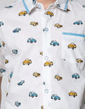 Little M Short Sleeve Shirt Print Car