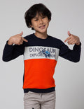 Little M Sweatshirt Dino Cut N Sewn