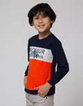 Little M Sweatshirt Dino Cut N Sewn