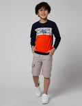 Little M Sweatshirt Dino Cut N Sewn