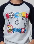 Little M Sweatshirt Raglan Soccer
