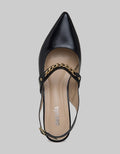 Details Slingback Gold Chain Sepatu Wanita