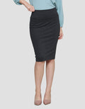 Cardinal Femme Back Zipper Rok Wanita