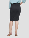 Cardinal Femme Back Zipper Rok Wanita