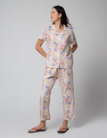 Disney Short Sleeve Pyjama Capri Bambi Bloom Rayon