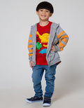 Little M Terry Racoon Jaket Anak Laki-laki