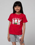 Little M Short Sleeve T-Shirt Xmas Hohoho Bunny