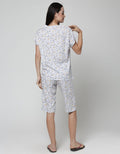 ST. YVES Short Sleeve Pyjama Capri Bird Love