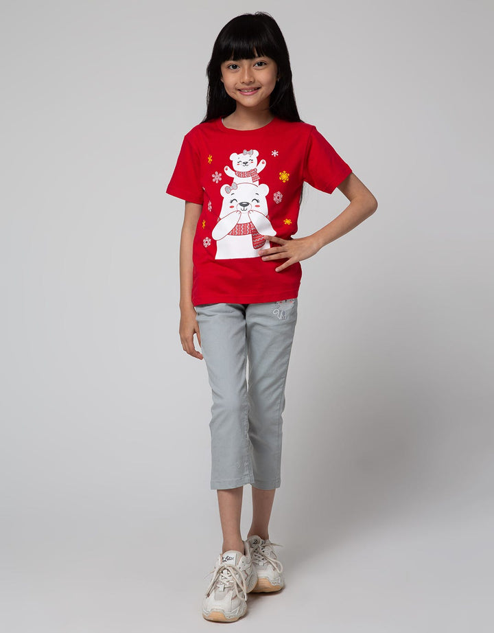 Little M Short Sleeve T-Shirt Splash Bear Tumpuk